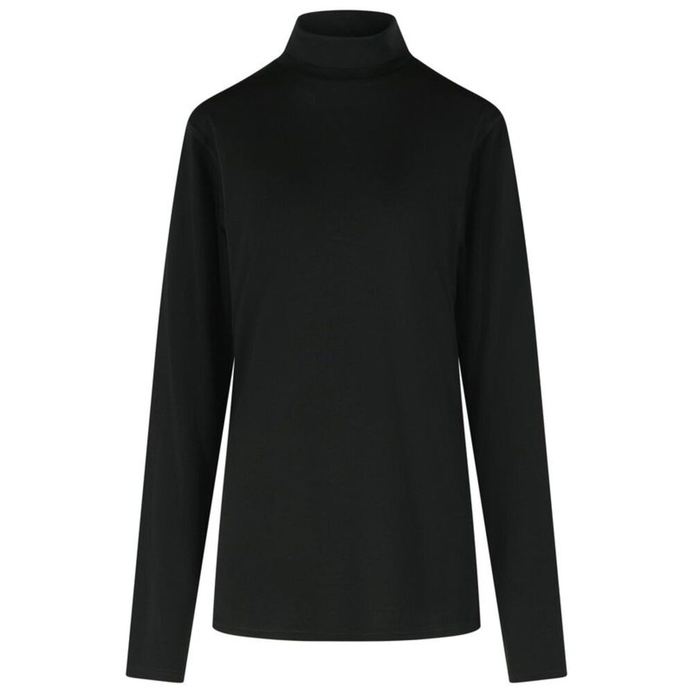 Rier 'Polar' Black Virgin Wool Sweater Women